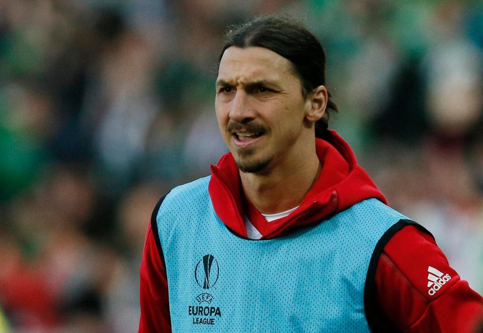 Zlatan Ibrahimovic scored a treble in the first-leg against St Etienne