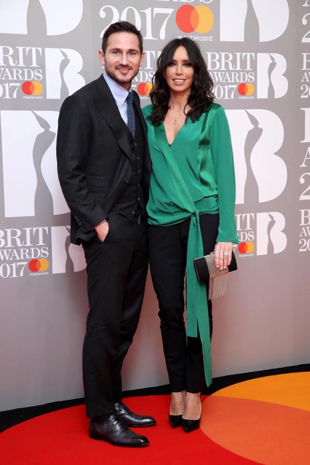  Christine Bleakley and Frank Lampard walked the red carpet together