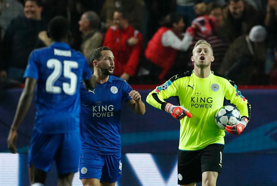 Kasper Schmeichel was by far Leicester Citys best player with a string of fine saves