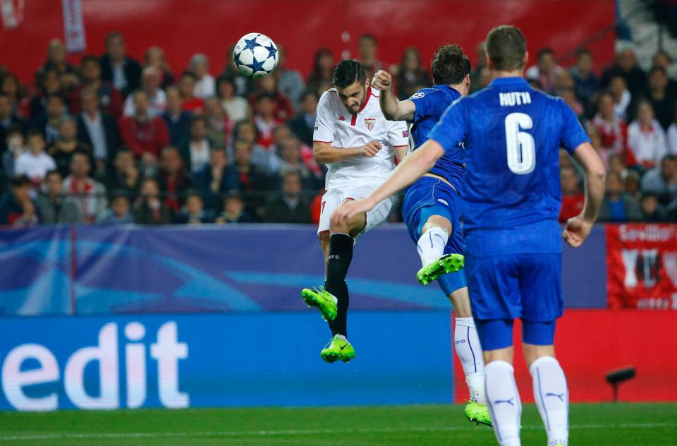 Sevilla's Pablo Sarabia then broke the deadlock moments later