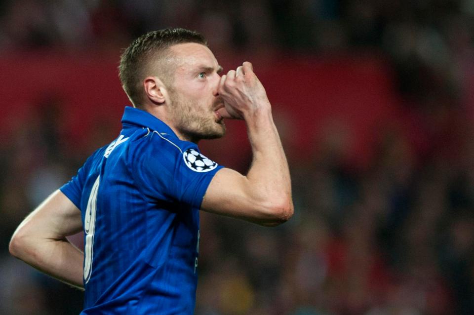 Jamie Vardy scored a vital away goal in Sevilla to keep Leicester's Champions League hopes alive