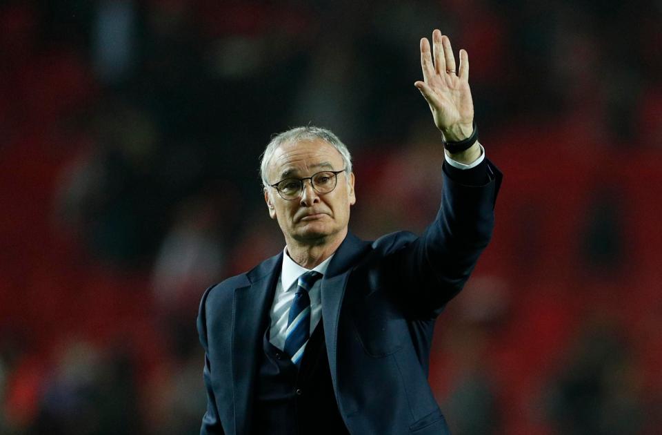  Claudio Ranieri will be waving goodbye after his heroics last season