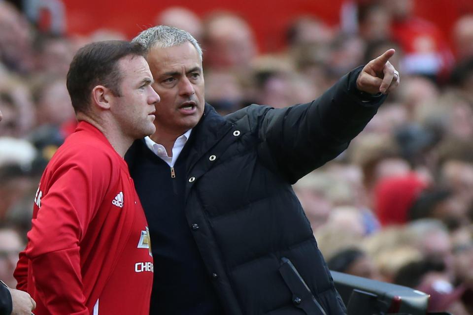  Rooney appears to be struggling to feature in Jose Mourinho's plans