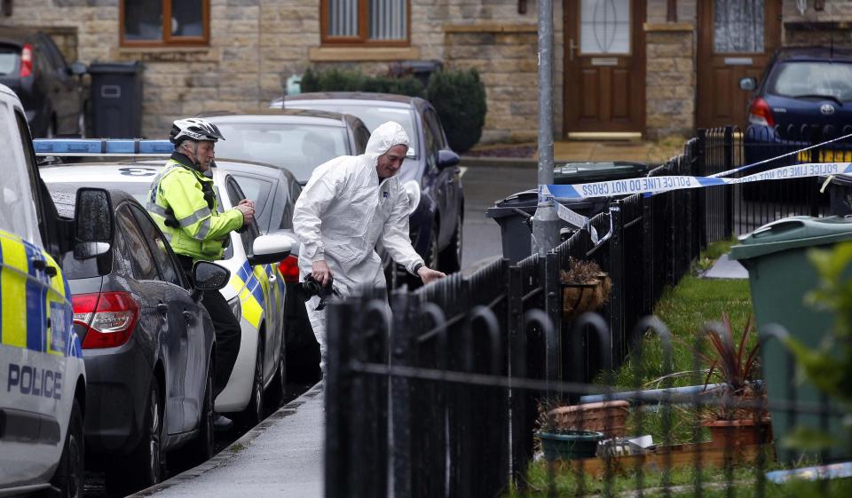  The house remains cordoned off today as police investigate