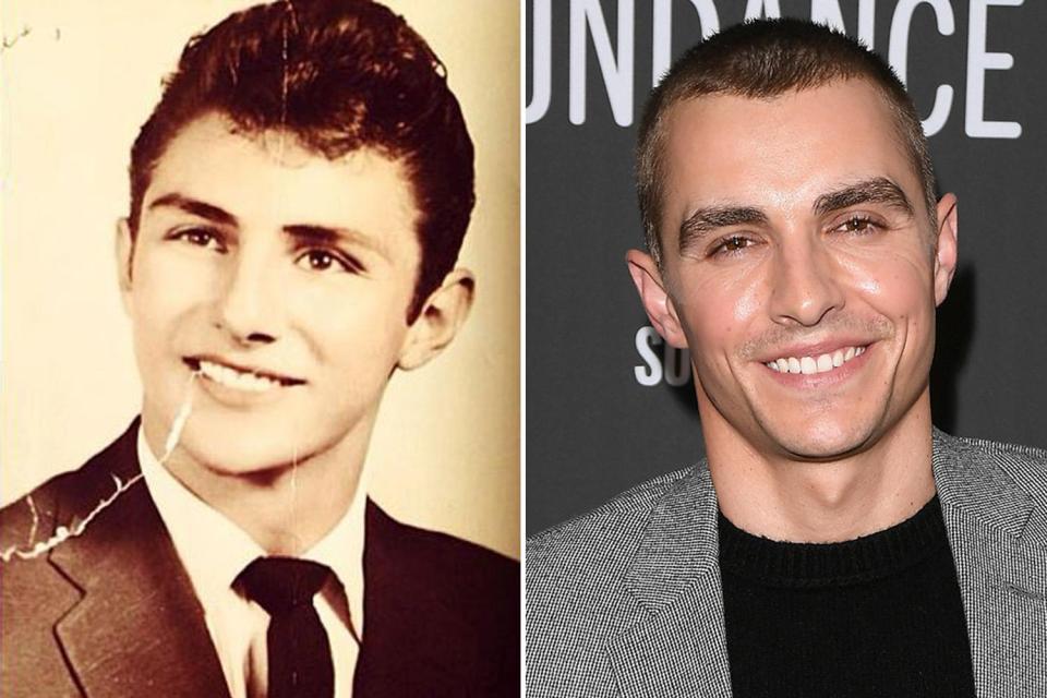  This man's uncle, left, looks uncannily like Dave Franco, right