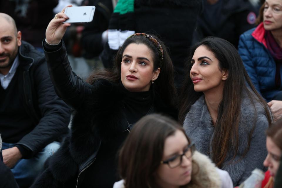  The packed crowds enjoyed the free screening and listened to passionate speeches from London Mayor Sadiq Khan among others