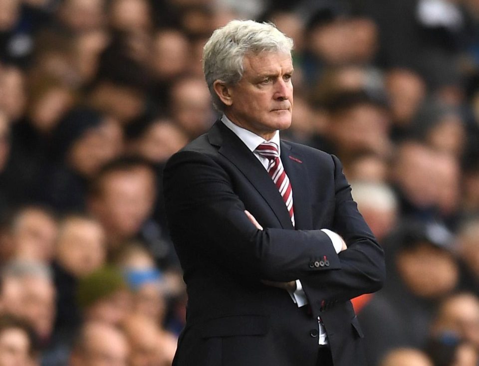 Mark Hughes faces a challenge as his Stoke take on Manchester City