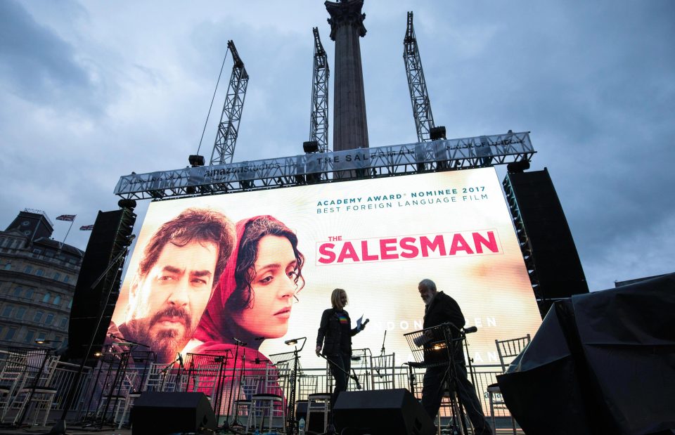  The Salesman has been nominated in the best foreign languages film at the Oscar - but its director Asghar Farhadi will not be attending the event