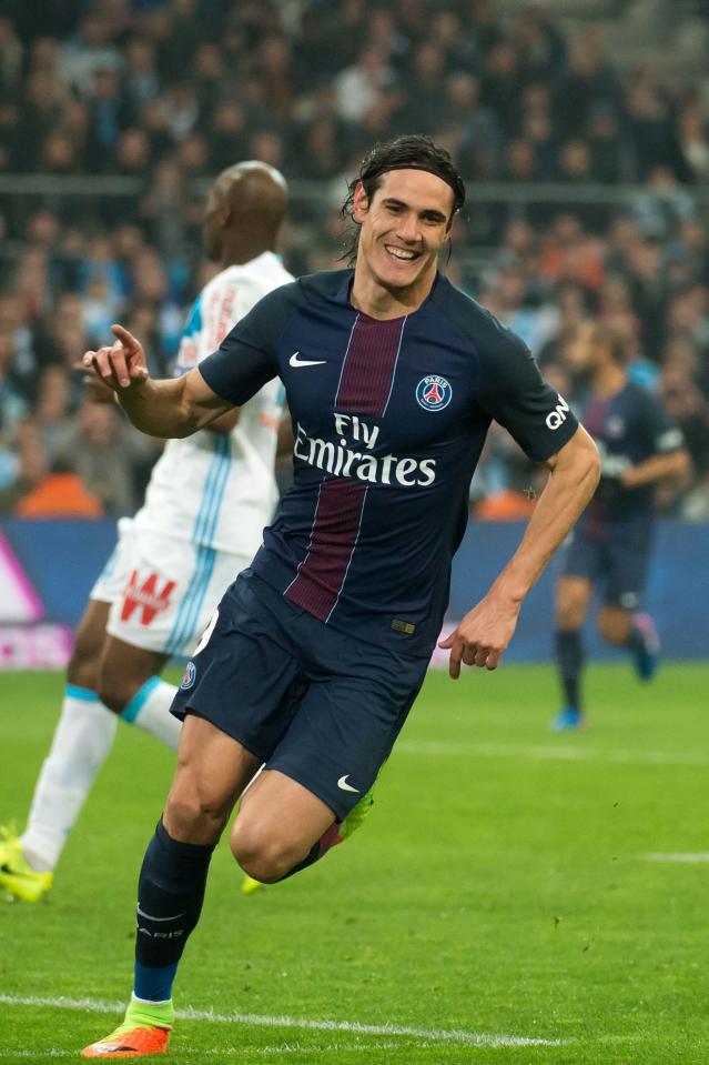  Edinson Cavani was amongst the goals in the Ligue 1 clash