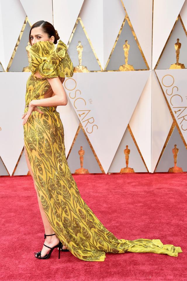  The actress lead the fashion pack at the Academy Awards