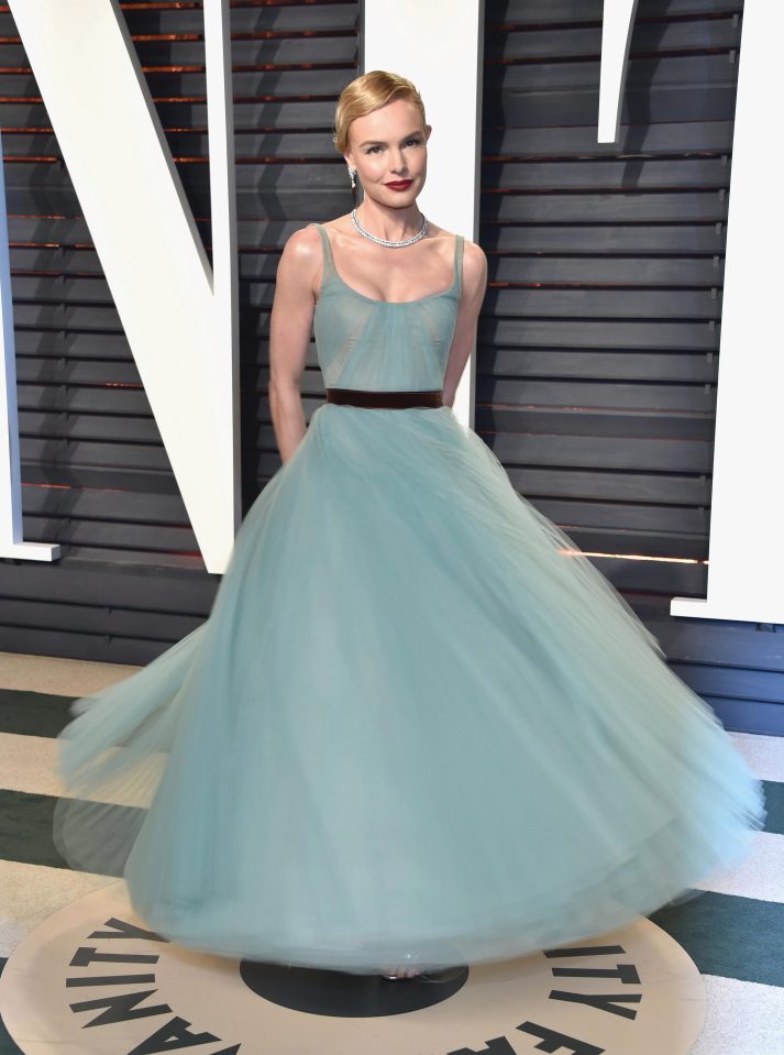  Kate Bosworth looked very Grace Kelly-esque in her sea blue chiffon gown