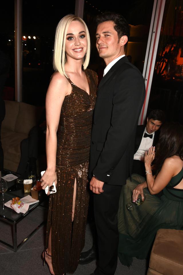  Katy Perry was later joined by Orlando Bloom