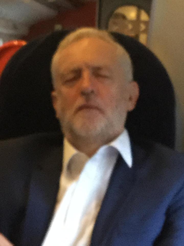  He arrived in Stoke an hour later for a five minute appearance to celebrate holding the safe Labour seat