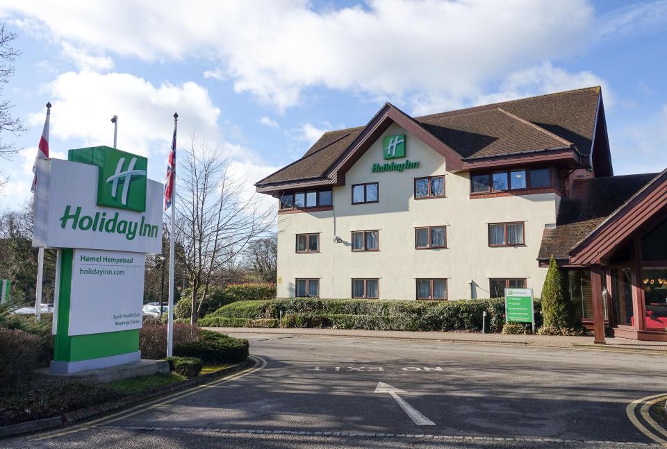  Authorities are probing the accident at the Holiday Inn in Hemel Hempstead