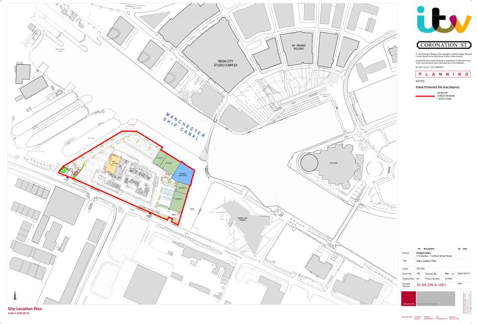  The plans highlight the new additions to the existing Corrie set