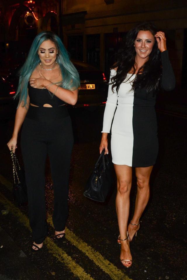  Jessica Cunningham was all smiles as she arrived with Chloe Ferry