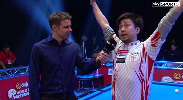 Naoyuki Oi gave a bizarre, eccentric interview after his quarter-final win