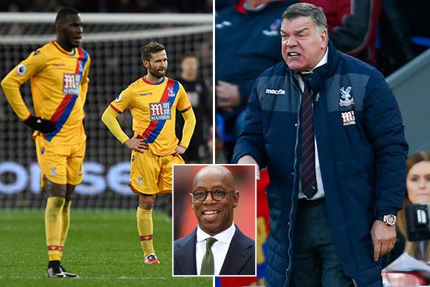 Ian Wright Sam Allardyce Crystal Palace