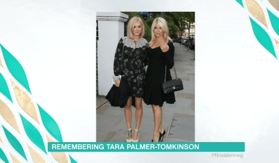  Holly shared an image of the outfit Tara gave her as she said: "She fully kitted me out with heels, her handbag, dressed me up and sent me off on my way"