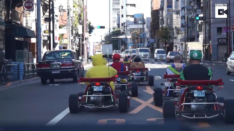  Drivers racing alongside regular cars don't even need to wear a seatbelt