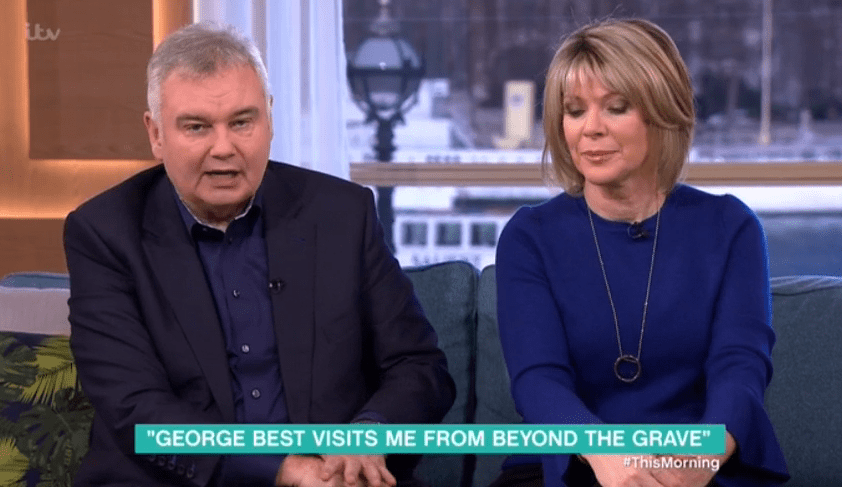  Alex discussed her experience with This Morning hosts Eamonn Holmes and Ruth Langsford