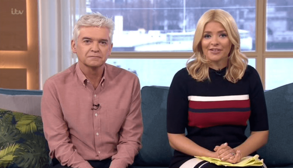  Catherine was speaking to Holly and Phil on today's This Morning