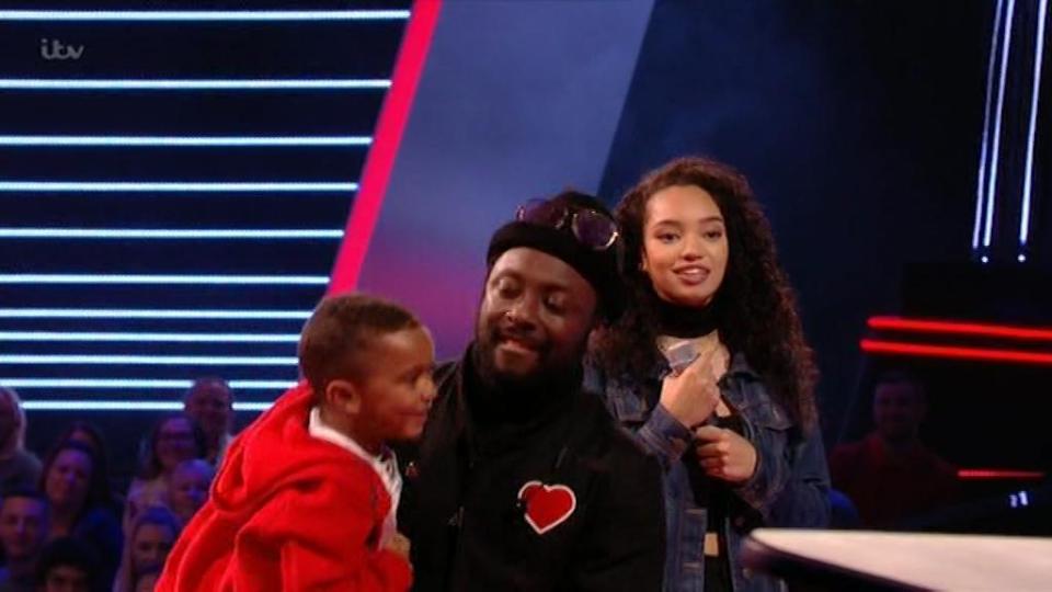  Will.I.Am picked Josiah after he turned around for his sister Lia