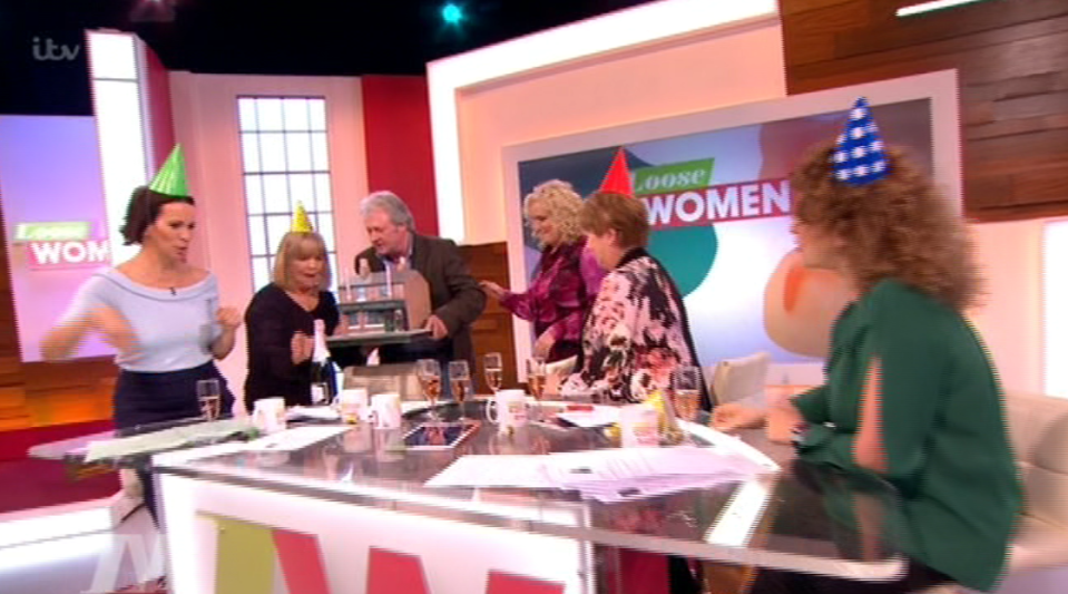  Corrie's Beverley Callard was shocked when her on-screen husband Jim McDonald arrived on Loose Women with a Rovers Return cake