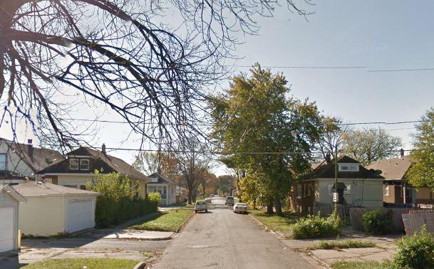  The murder happened in this quiet residential street in Chicago