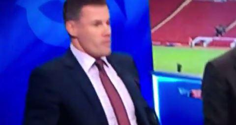  Carragher was exasperated after being interrupted by Redknapp