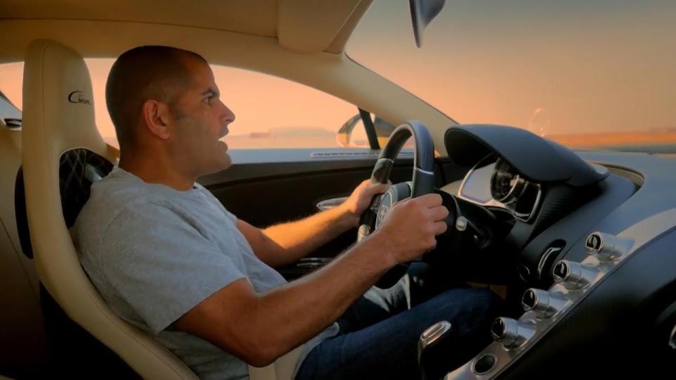 Chris Harris claims he is the first person in the world to drive the supercar