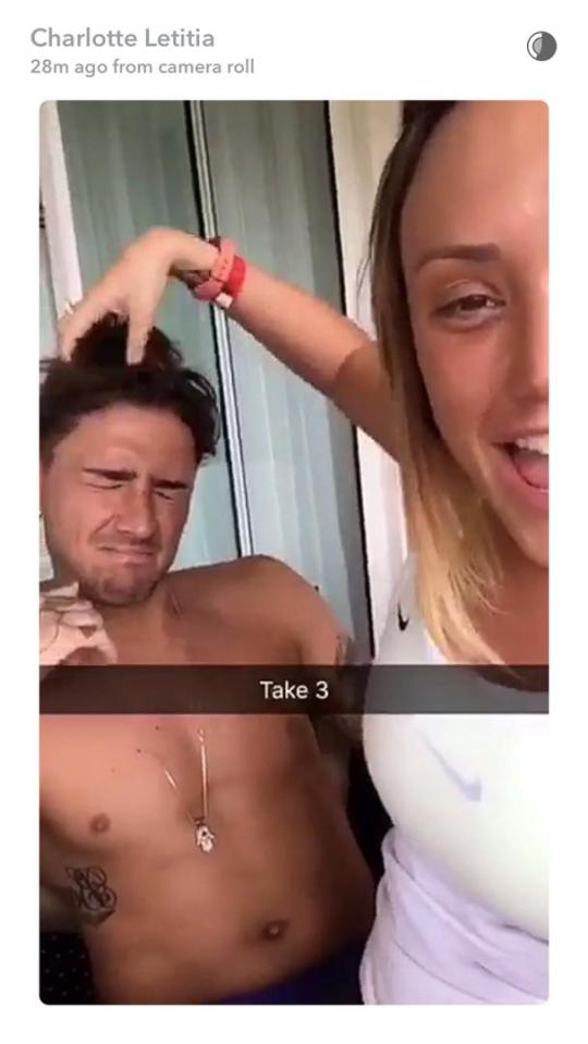  Charlotte Crosby performed a cringe rap about Stephen Bear on Snapchat