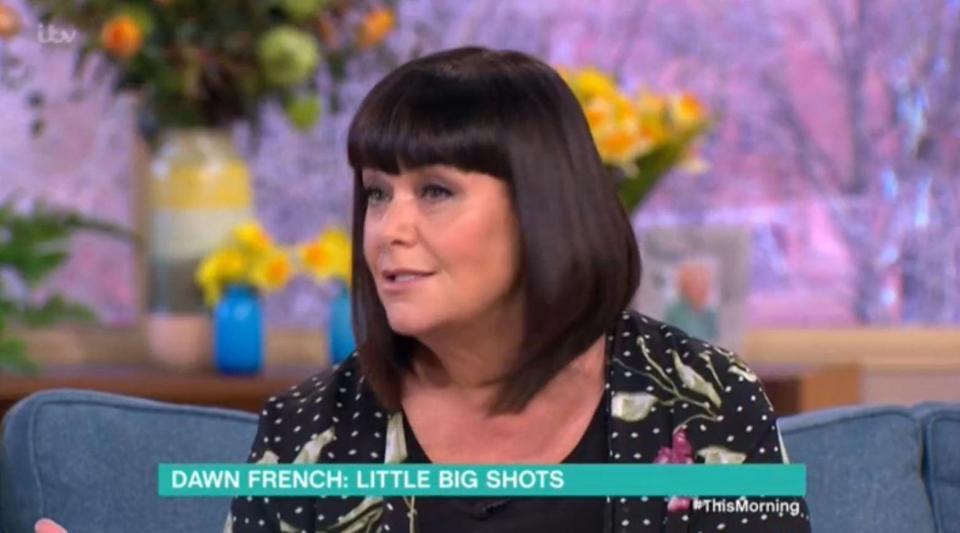  Dawn French looked stunning on This Morning today