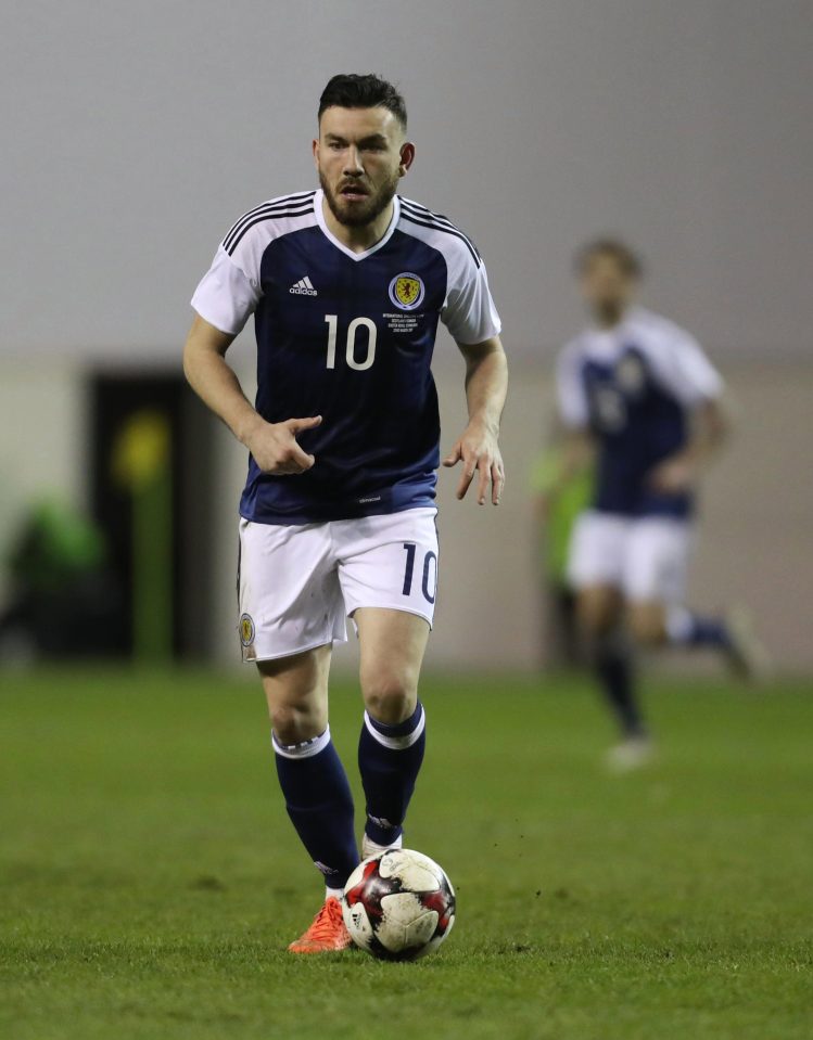  Set-piece specialist Robert Snodgrass could prove key for Scotland