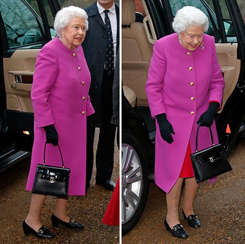  When the Queen begins to move her bag around, her staff know it is time to usher her on