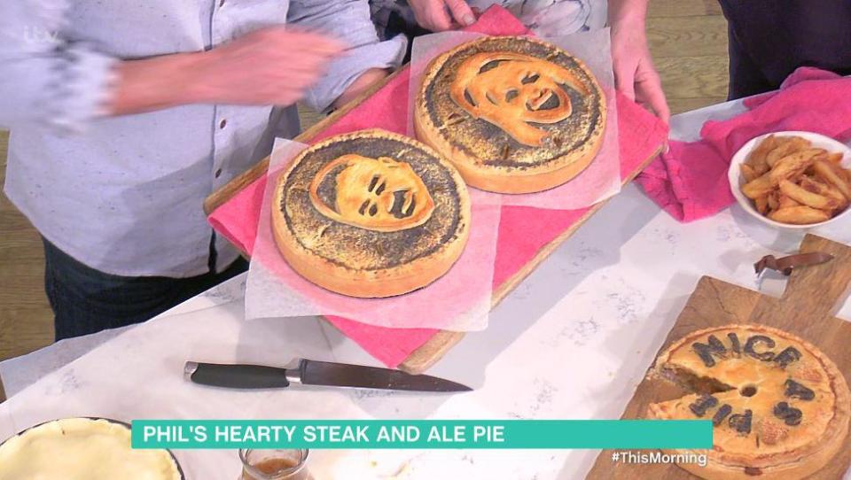  Ruth Langsford said Eamonn Holmes looked like Hitler in pie form