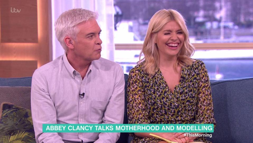  Phillip Schofield has joked he won't let Holly Willoughby have any more children