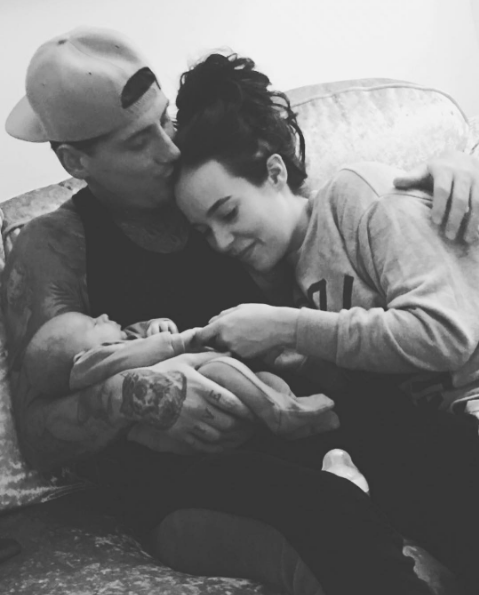 Jeremy McConnell shared this family photo of him, Steph and Caben