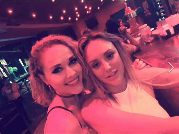  Charlotte with Nikki before she fleeced her out of cash