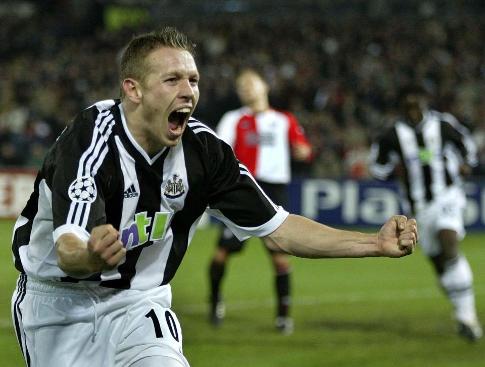 Craig Bellamy scores one of Newcastle's most-famous ever goals