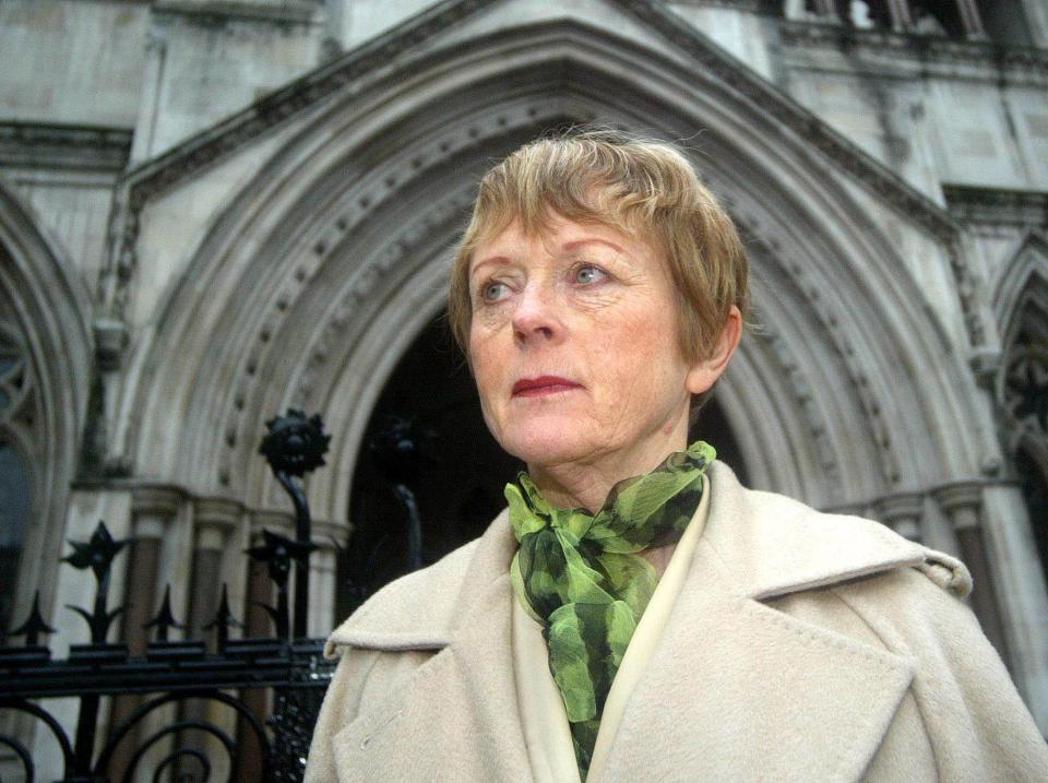  Pro-life campaigner Josephine Quintavalle outside the High Court in previous anti-stem cell litigation