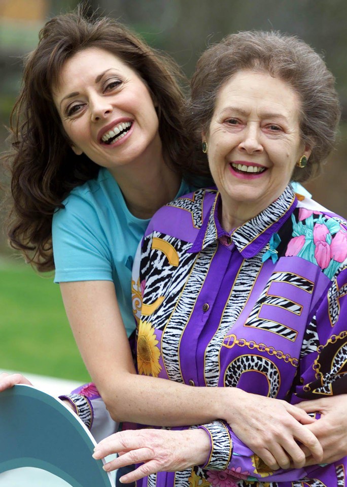 Carol with her mum Edwina back in 2003