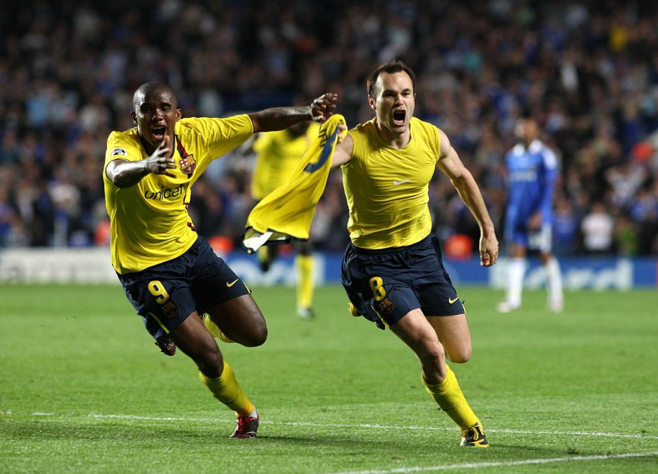 Andres Iniesta sends Barcelona through to Champions League final in 2009