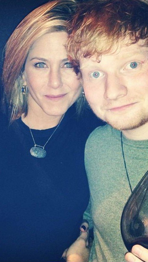  Ed spent one Thanksgiving at Jennifer Aniston’s house