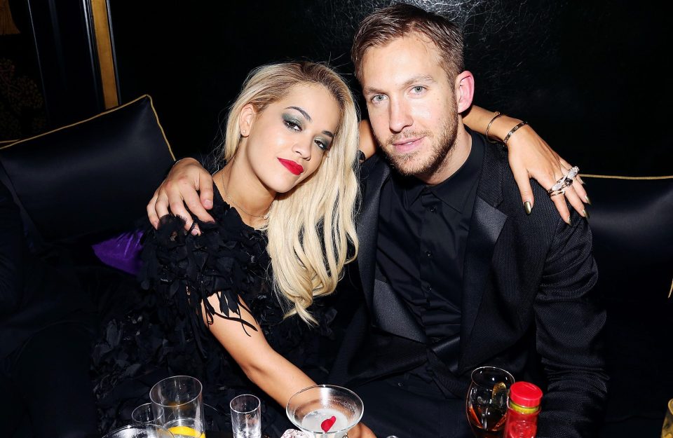 Rita Ora and Calvin Harris 