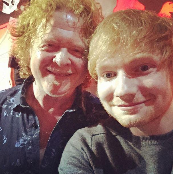  Ed poses with look-a-like Mick Hucknall