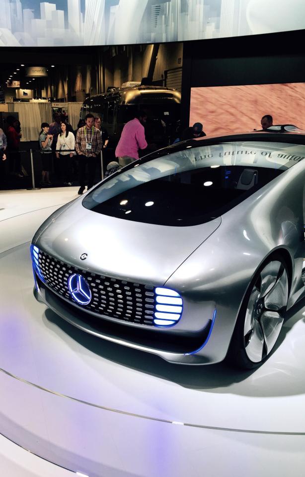  This self-driving Mercedes-Benz F015 concept car looks like it has been plucked off the set of a sci-fi film