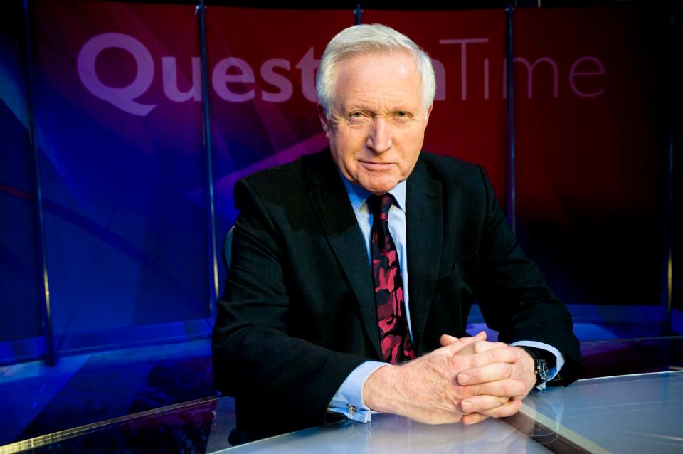  David Dimbley presents Question Time - and is a keen rapper on the side, according to this video