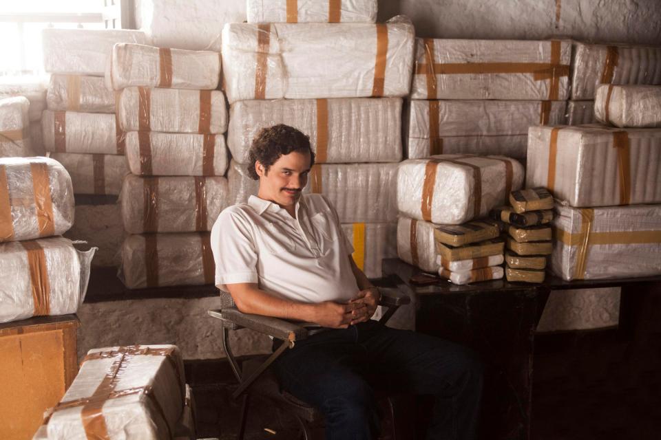  Wagner Moura as Pablo Escobar in Narcos