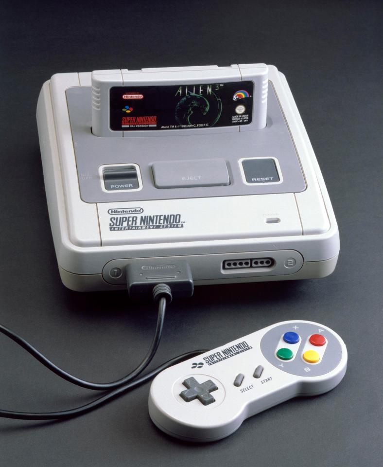  The Nintendo SNES was an iconic console in the 80s and 90s